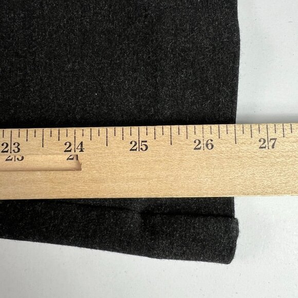 Spanx Super Smooth Pants Women's 27x26* Ponte Flare Crop Front Seam Black Tag M - Picture 12 of 16